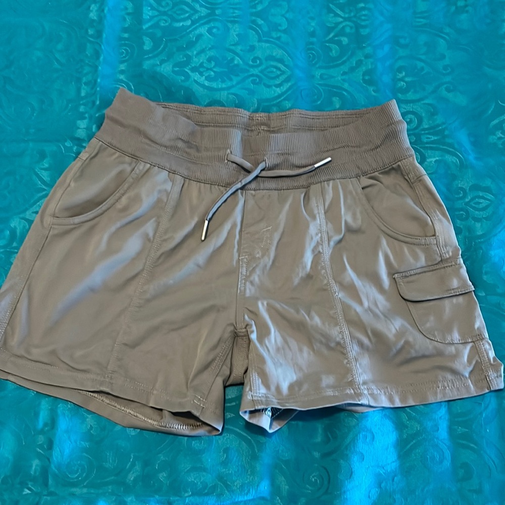 The North Face Gray Athletic Shorts Lightweight Performance